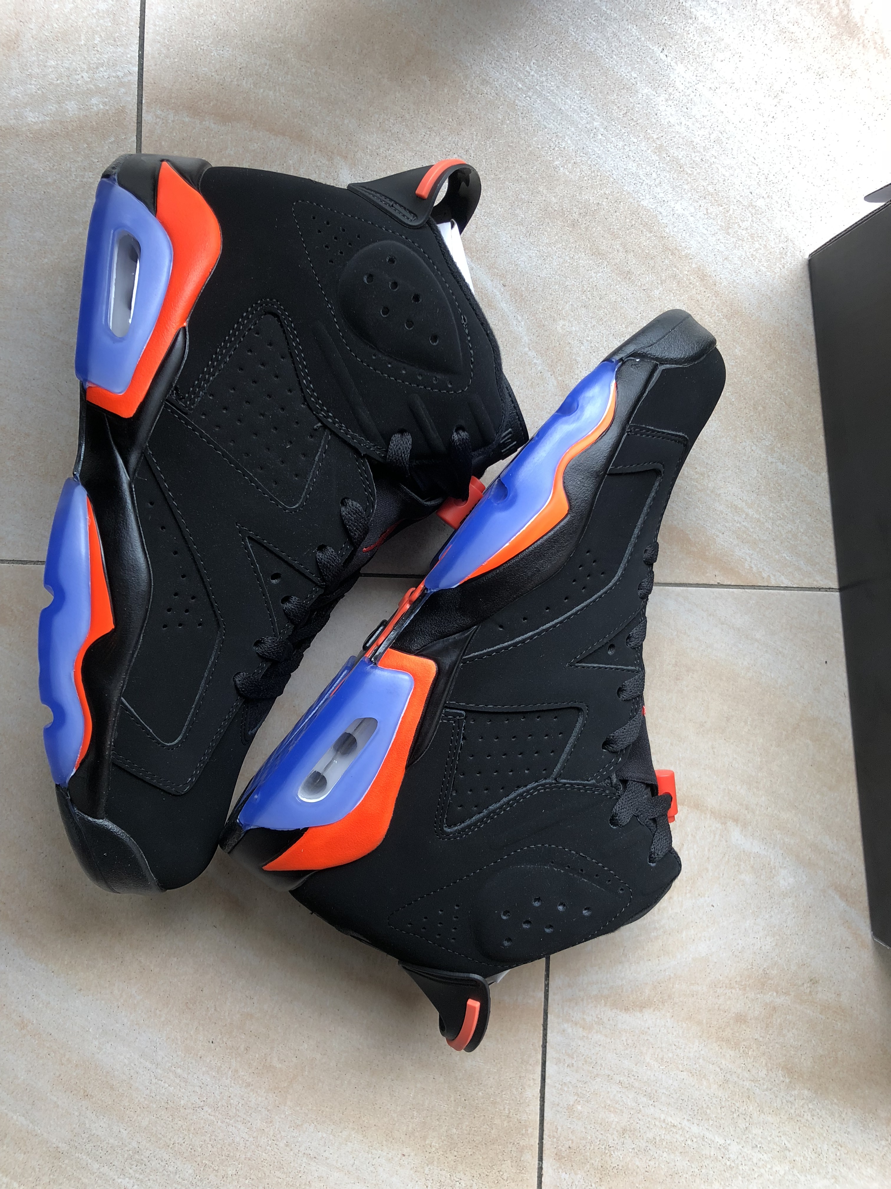 Air Jordan 6 Retro 2019 Black Red Nike Air Logo Shoes - Click Image to Close